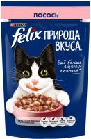 Влажный корм Felix® Природа вкуса для взрослых кошек, с лососем в соусе