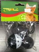 Triol набор игрушек мяч, мяч-смайлик, мышь для кошек