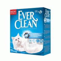 Наполнитель без ароматизатора EVER CLEAN Extra Strоng Сlumpind Unscented для чувствительных кошек 6л