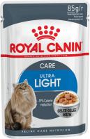 Royal Canin Ultra Light влажный корм для кошек, склонных к полноте в желе