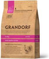 Grandorf корм для собак средних и крупных пород, с индейкой