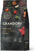 Grandorf Fresh корм для котят, беззерновой, с живыми пробиотиками, свежее мясо ягненка с бататом