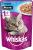 Whiskas влажный корм для кошек желе с лососем