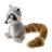 V.I.Pet Енот игрушка для собак, винил с плюшевым хвостом