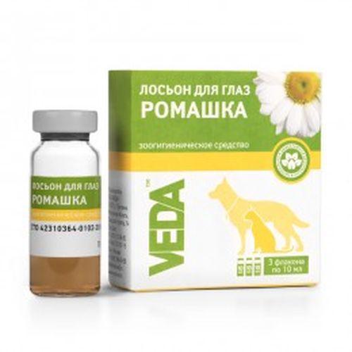 Veda Фитоэлита Ромашка лосьон для глаз для кошек и собак