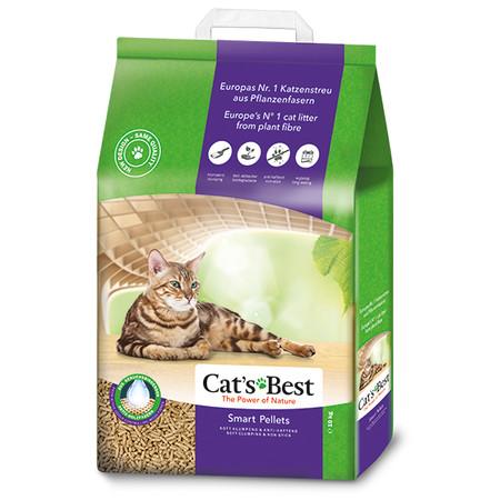 Cat\'s Best Smart Pellets наполнитель для кошек древесный комкующийся