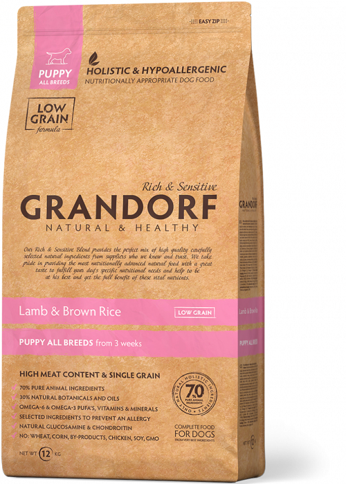 Grandorf Puppy сухой корм для щенков с ягненком и рисом