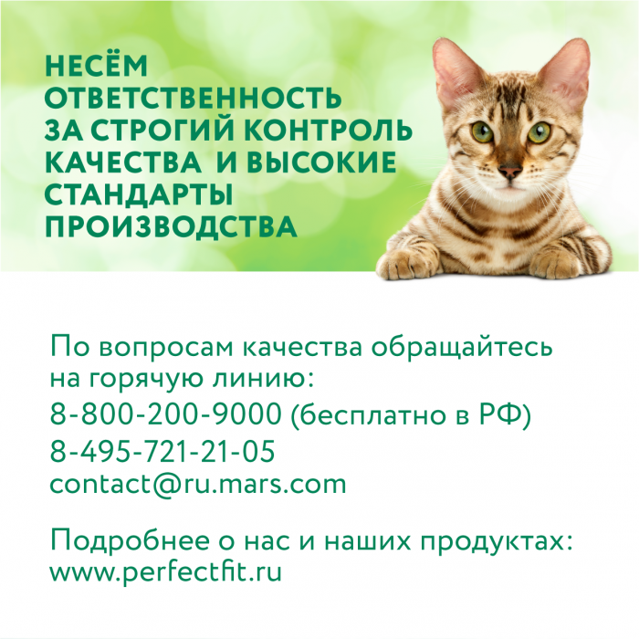 Perfect Fit Immunity влажный корм для кошек, для поддержания иммунитета, с говядиной в желе, с добавлением семян льна