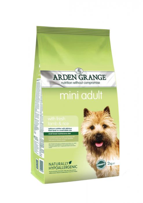 Arden Grange сухой корм для взрослых собак мелких пород с ягненком и рисом