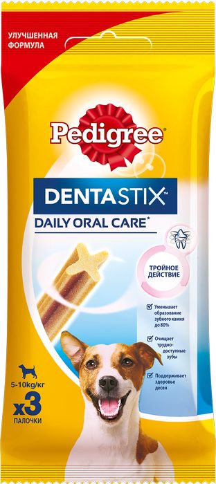 Pedigree Denta Stix лакомство для собак мелких пород для снятия зубного камня