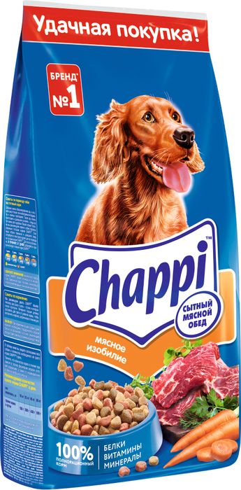Chappi Мясное изобилие сухой корм для собак