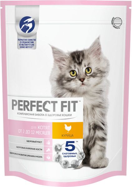 Perfect Fit корм для котят всех пород, с курицей