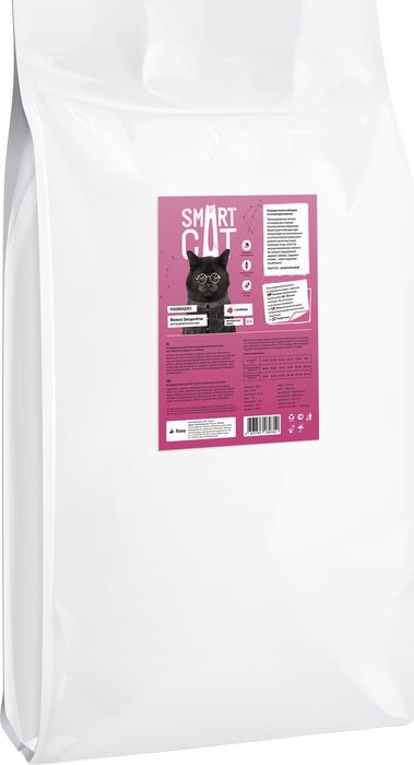 Smart Cat корм для взрослых кошек, с ягненком