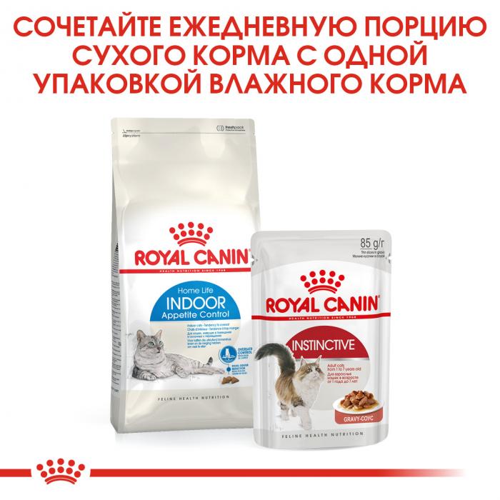 Royal Canin Indoor Appetite Control сухой корм для кошек склонных к перееданию