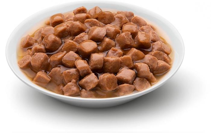 Kitekat влажный корм для взрослых кошек всех пород, курица в соусе
