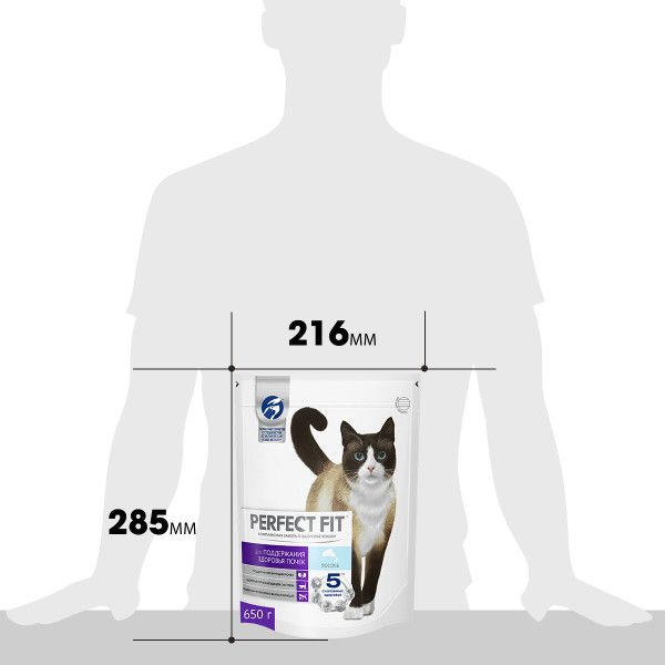 Perfect Fit Здоровье почек корм для взрослых кошек, с лососем