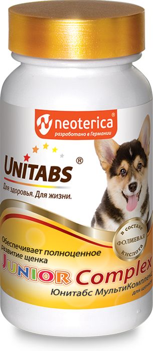 Unitabs JuniorComplex витаминно-минеральный комплекс для щенков