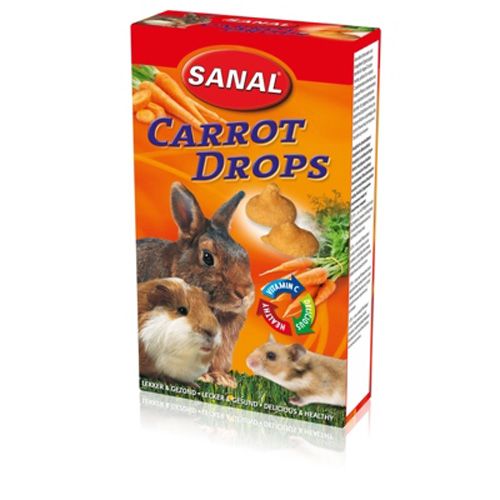 Sanal дропсы для грызунов морковь