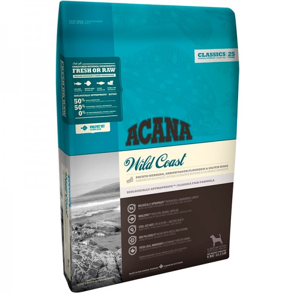Acana Classics Wild Coast сухой корм для собак с рыбой