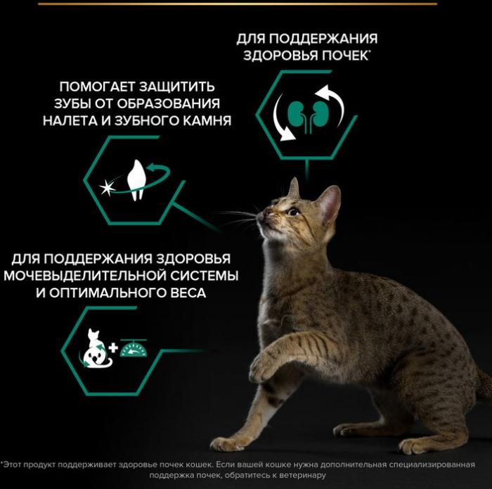 Сухой корм Pro Plan® Sterilised Renal Plus для взрослых стерилизованных кошек для поддержания здоровья почек, с высоким содержанием индейки