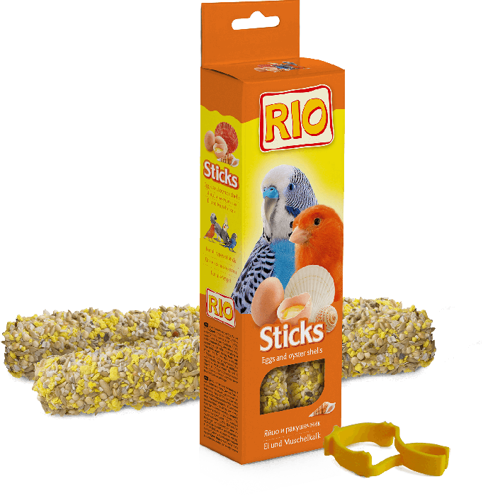 РИО Rio лакомство палочки яйцо с ракушечником для птиц