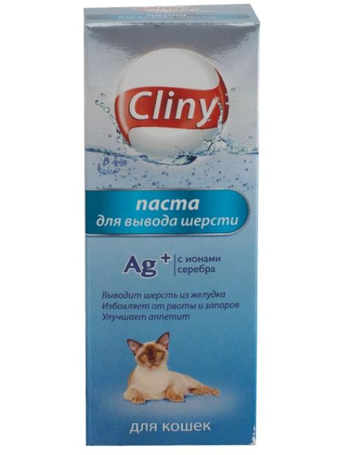 Cliny паста для вывода шерсти