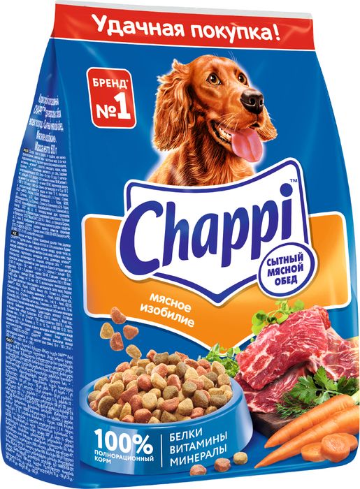 Chappi Мясное изобилие сухой корм для собак