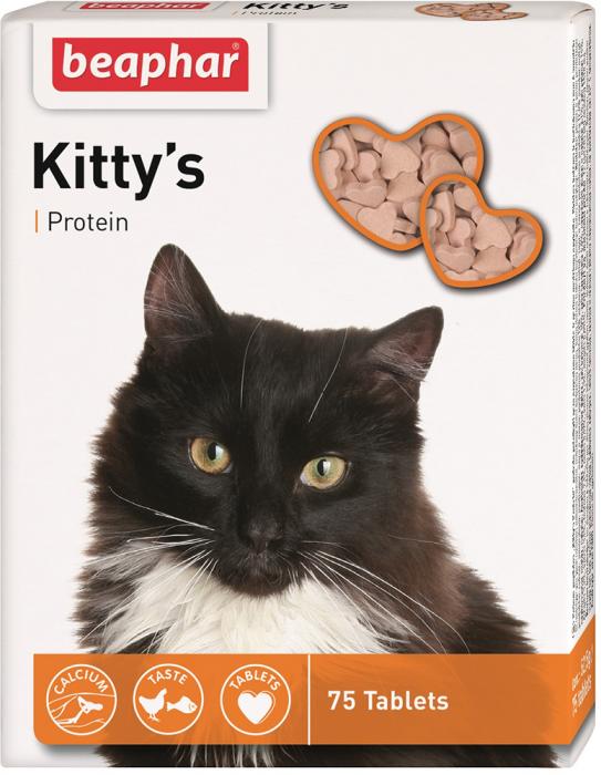 Beaphar Kitty\'s + Protein кормовая добавка для кошек с протеином