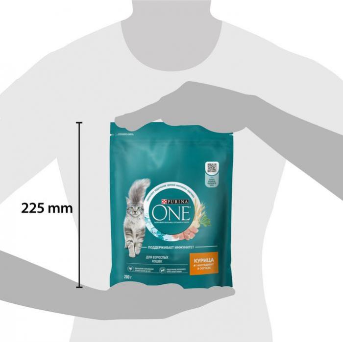 Сухой корм Purina ONE® полнорационный для взрослых кошек, с высоким содержанием курицы