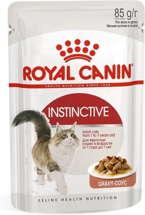 Royal Canin Instinctive влажный корм для кошек, в соусе  