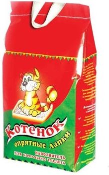КОТЕНОК наполнитель для кошек впитывающий опрятные лапки