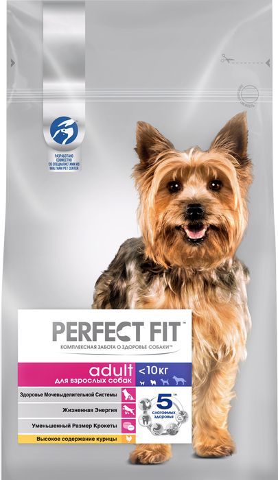 Perfect Fit сухой корм для собак мелких и миниатюрных пород с курицей
