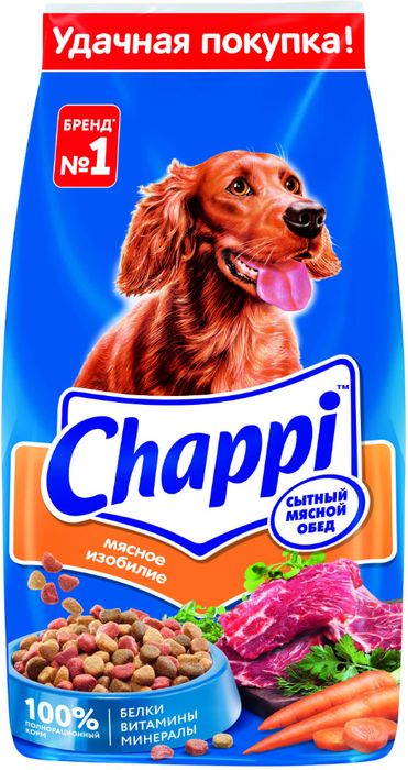 Chappi Мясное изобилие сухой корм для собак