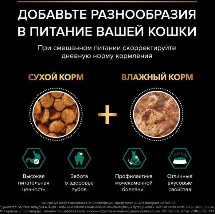Сухой корм Pro Plan® Sterilised Renal Plus для взрослых стерилизованных кошек для поддержания здоровья почек, с высоким содержанием индейки