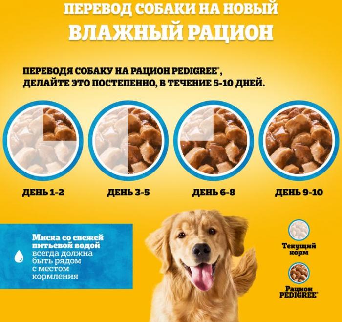 Pedigree влажный корм для собак с говядиной