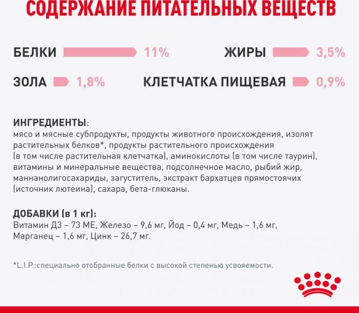 Royal Canin влажный корм для стерилизованных котят, кусочки в соусе