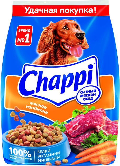 Chappi Мясное изобилие сухой корм для собак