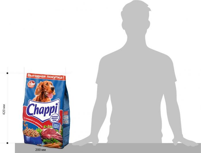 Chappi Мясное изобилие сухой корм для собак
