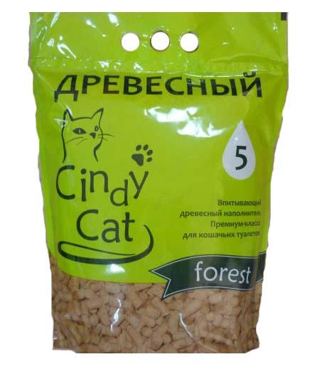 Cindy Cat Forest наполнитель древесный для кошек