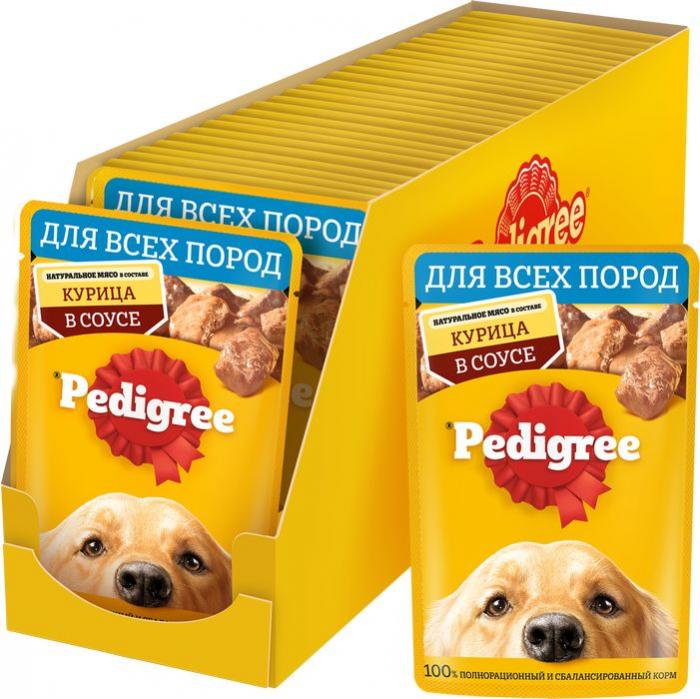 Pedigree влажный корм для собак с курицей