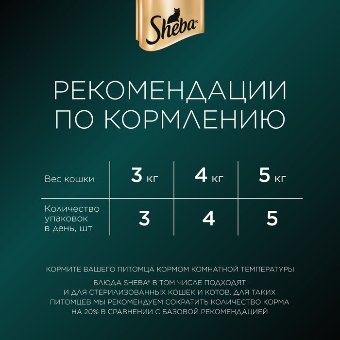 Sheba влажный корм для кошек, ломтики с курицей в соусе