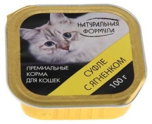 Натуральная Формула влажный корм для кошек суфле с ягненком