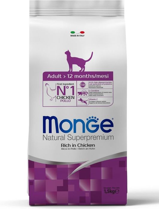 Monge Cat сухой корм для взрослых кошек