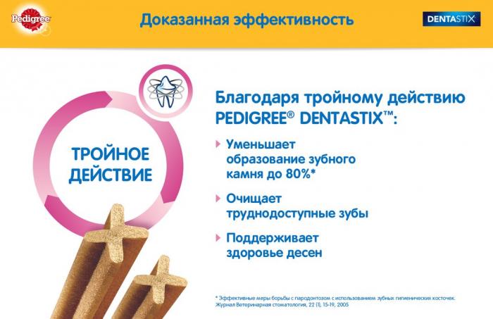 Pedigree Denta Stix лакомство для собак мелких пород для снятия зубного камня