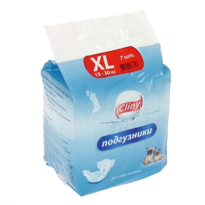 Cliny подгузники для собак и кошек 15-30 кг