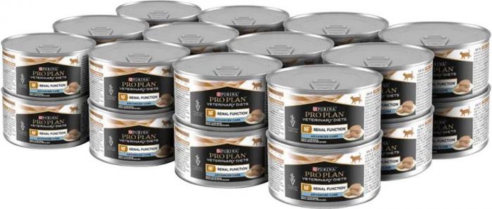 Влажный корм для взрослых кошек диетический Pro Plan® Veterinary Diets NF Renal Function Advanced care (Поздняя стадия) для поддержания функции почек, Банка