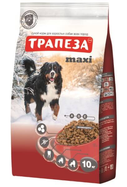 Трапеза Макси сухой корм для собак крупных пород