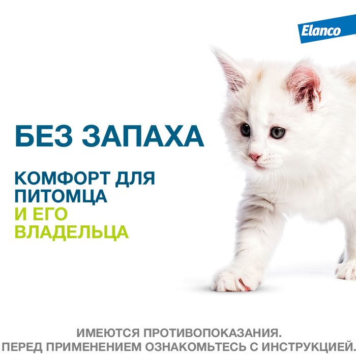 Elanco Форесто ошейник для котят и кошек, от клещей и блох