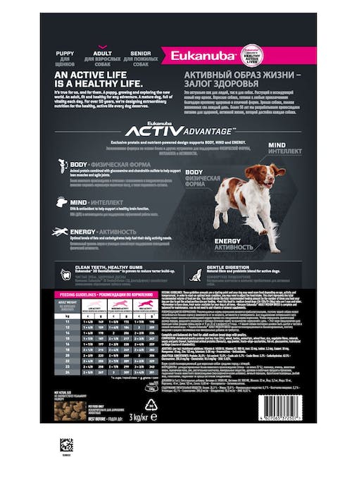 Eukanuba Adult Medium Breed сухой корм для собак средних пород с курицей