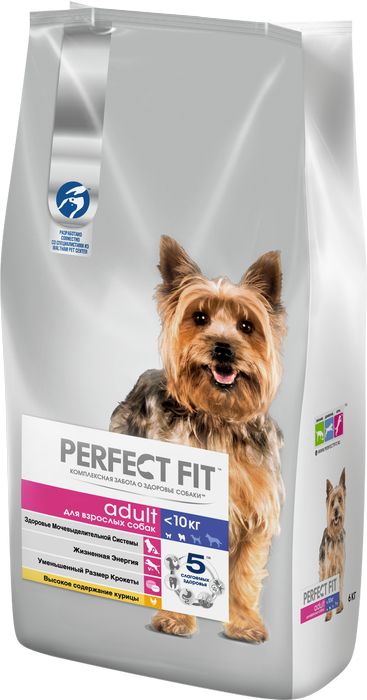 Perfect Fit сухой корм для собак мелких и миниатюрных пород с курицей